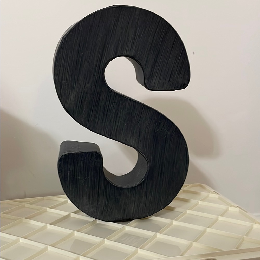 Stylish Letter S Decor